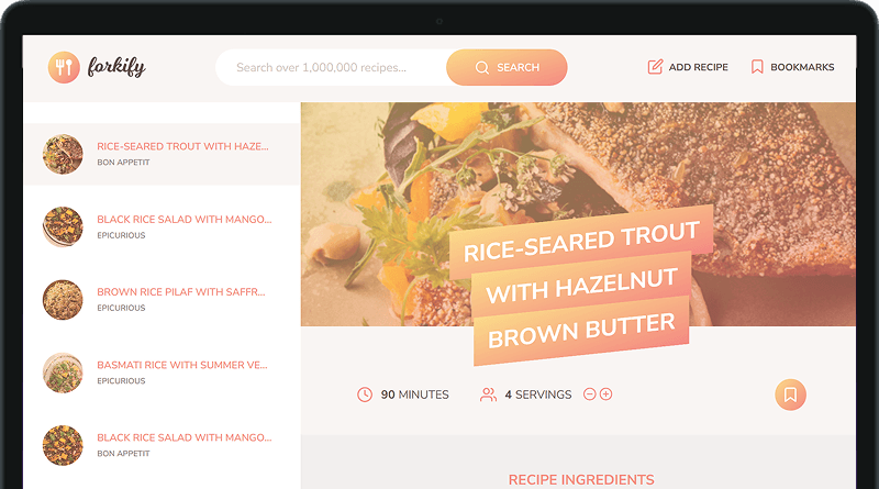 Recipes Web Apps (Personal Project)